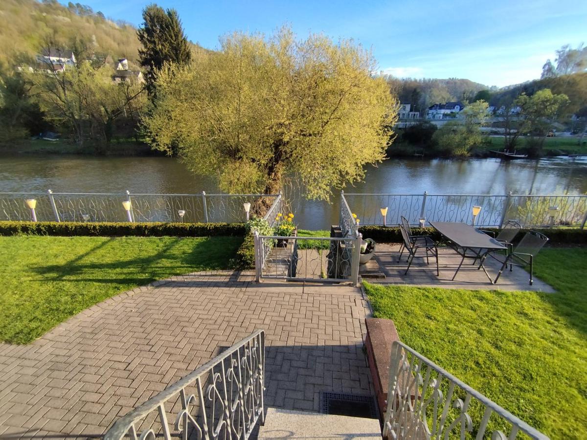 Ferienwohnung Doppelzimmer an der Lahn ohne Küche Obernhof Exterior foto